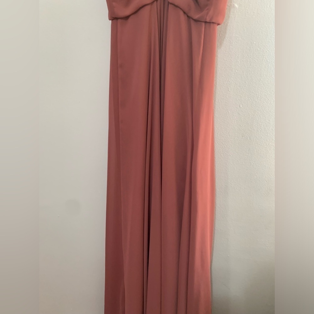 Jenny Yoo Inesse Dress in Dusty Rose (Size 0) - Picture 10 of 15